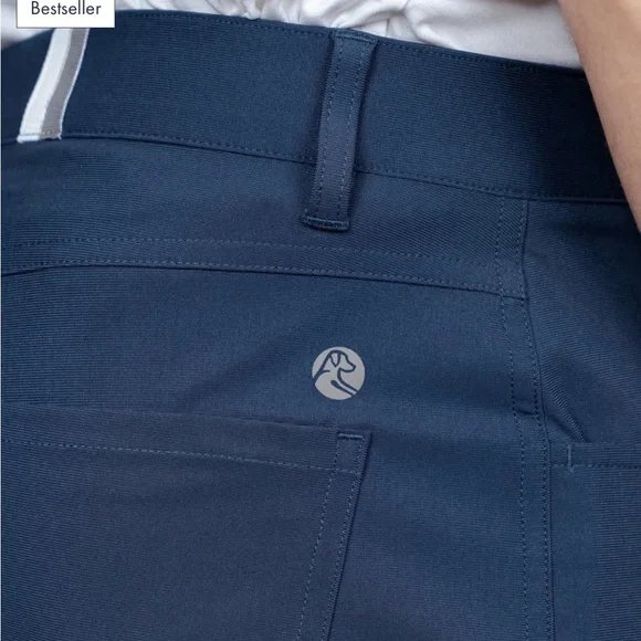 Rhoback Navy Blue Men's Delta Performance Pants